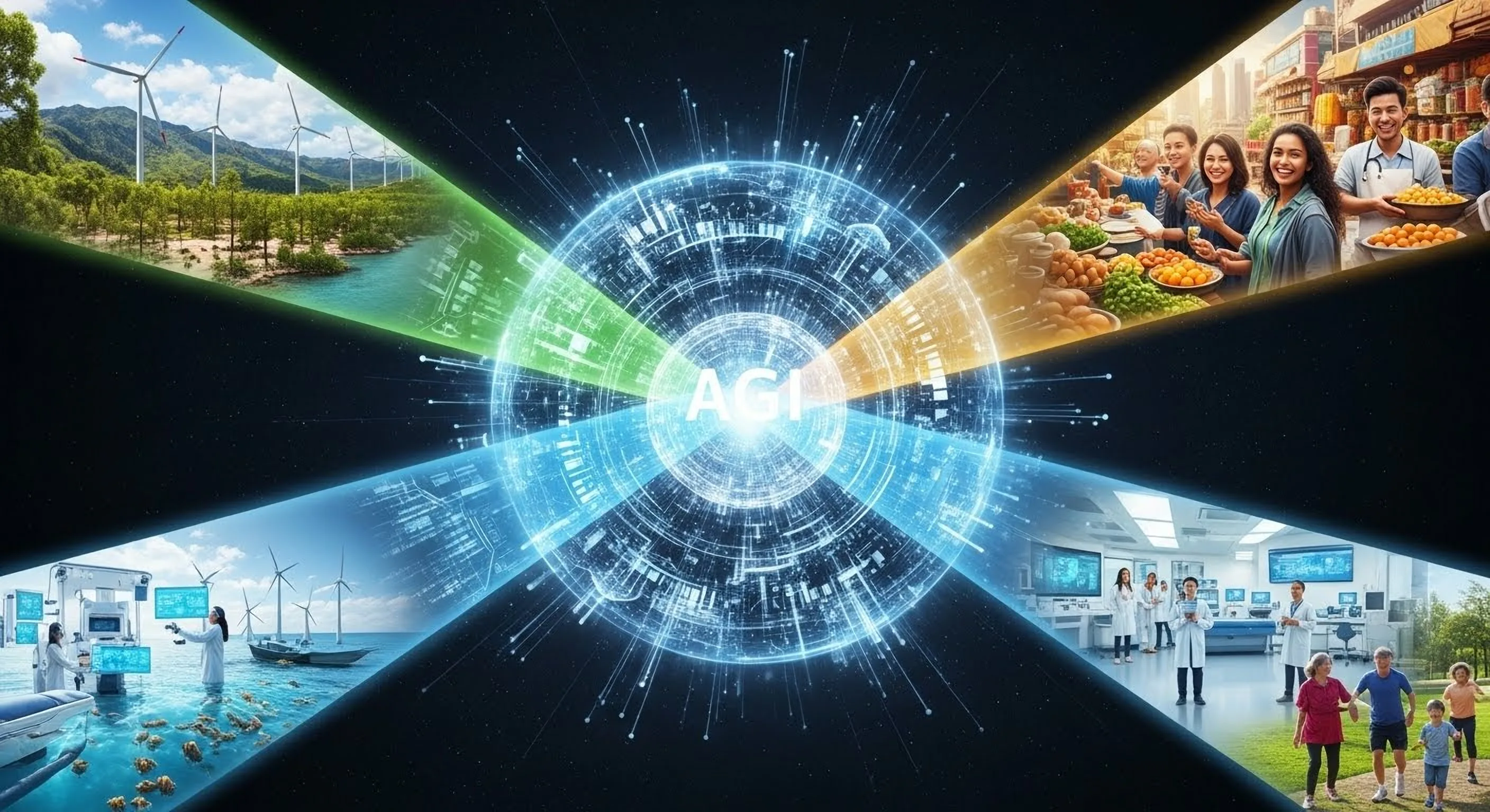L'AGI règle les problèmes de l'humanité