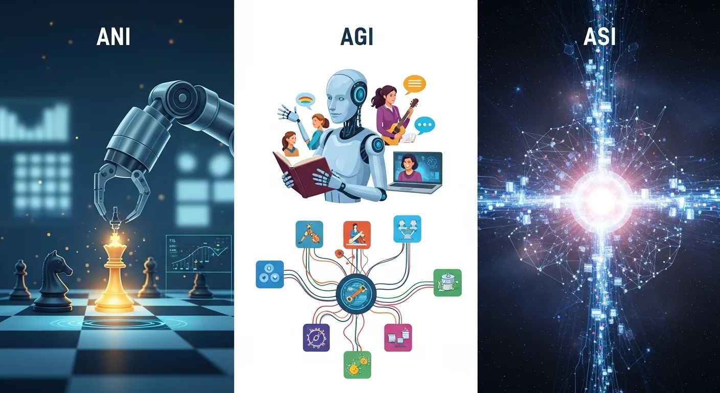 Les 3 principaux types d'Intelligence Artificielle que vous devez connaître